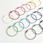 컬러 와이어링 굿즈 제작 차키 와이어키링 열쇠고리 부자재 키링 고리 만들기 재료 : 울트라세일