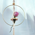 마크라메 플랜트 행거 월행잉 만들기 DIY키트 골드링 벽장식 인테리어 소품 테피스트리 : 하비스푼