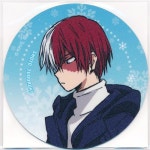 [나의 히어로 아카데미아] 히로아카 유키마츠리 토도로키 쇼토 고무 코스터 : kuruna 쿠루나