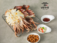 국산 동해 반건조오징어 피데기 1.2kg 중 10마리 반건 반 건조 오징어 피대기 : 남부 건어물