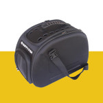 강아지 이동 가방 해피파우 숄더백 블랙 애견 반려견 산책 야외 핸드 캐리어 켄넬 : 펫타스틱