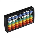 어린이 무지개 주판 암산 학습 수학 공부 학생 숫자 계산 놀이 레인보우 미니 주산 손가락 운동 집중력 : 글렛스토어