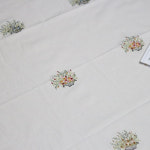 [대폭 20수 광목자수원단] 삼색 꽃바구니 2컬러 H0125 : 원단세상 스토어