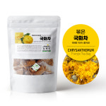 [늘해찬] 볶은 국화차 50티백 삼각티백 꽃차 허브티 전통차 대용량 : 늘해찬