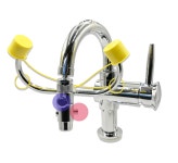 중대재해 브래들리 싱크대 고정형 아이워시 수전부착형 눈세척기 눈세안장치 : 두손메디칼