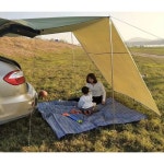 차량용어닝 자동차 사이드 그늘막 자외선차단 차박 캠핑 타프 SUV 승용차 : 수리마마샵