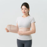 닥터헬퍼 매쉬 허리보호대 얇고 시원한 통풍 복대 통증 보호 예방 수술 척추 의료기기 국산 : 세일즈랩케어