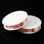 팔찌 목걸이 DIY 주얼리 제작용 황동 구리선 실버 골드 로즈 골드 1 롤 02 025 03 04 05 06 07mm : 인터바이스토어