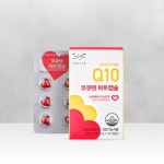 모비타 코큐텐 하트캡슐 코엔자임 혈압감소 혈액순환 항산화 영양제 320mgX30일X1개월 : 반약