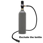 CO2 HPA 미니 SFR 레귤레이터 G1214 입력 1500 PSI 출력 0130 PSI 공압 공기 도구용 : 글로벌바이에이블