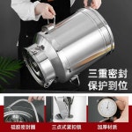 대형 스텐물통 대용량 생수통 우유통 오일 물탱크 304 (304 ) 28L 30x44cm 수도꼭지 : 감각한스푼