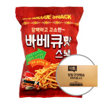 박스 싱싱푸드 바베큐맛스낵 100g 20입 : 덕영원우