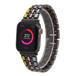 Apple watch용 메탈 다이아몬드 스트랩 49mm 8 7 45mm 41mm iwatch 6 5 4 3SE 용 스테인레스 스틸 시계 손목 밴드 44mm 42mm 40mm... 