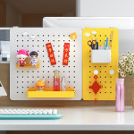 타공판 보드 스탠드 파티션 책상 철제 우드 진열대 선반 천공 사무실 펀치 스토리지 랙 유 : 하우지엄