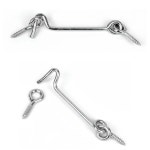 간이창고문간편걸이1p 화장실변기칸문걸쇠 잠금후크거리 : 지주스몰