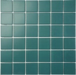 48x48mm 수영장 주방 목욕탕 모자이크타일 화이트 카페 자기질 벽바닥타일 M4825 : 일우바스1991