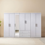 앤 옷장 세트 2800 서랍 드레스룸 침실 수납 전신거울 서랍 이불장 장롱 : 퍼니 하우스