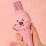 끌림데이 귀여운 휴대용 블루투스 노래방 마이크 무선 스피커 : 끌림데이