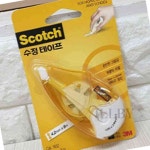 일비 4.2MM 수정테이프 노란색 흰색테이프 수정테잎 볼펜 화이트 : 이비스마트