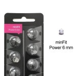 Oticon Minifit 베이스용 보청기 돔, 6mm 더블 벤트 (3 팩), Oticon 보청기 용품 범용 돔 : 호롱이이
