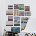 홈데코 감성 잡지 인테리어 엽서 세트 레터링 미니 포스터 인스타 사진 촬영 소품 명화 : 에이치홈HHOME