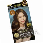 일비 흑모비책 자연 갈색 1P 새치 머리 염색약 짧은 : 이비스마트