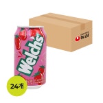 농심 웰치스 355ml 24can 1box(딸기 뚱캔) : 비아이푸드