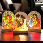 글라스데코 아크릴 무드등 만들기 조명 DIY 키트 인물 도안북 8종 : 아기자기우드