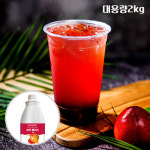 CAFE FRUIT 과육이듬뿍들어있는 자두청 자두베이스 2KG : 카페프룻