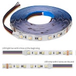 5050 RGBCCT 밝기 조절 LED 플렉시블 테이프, 5 in 1 LED 스트립, 112 LED/m 96 LED/m, RGB 화이트 + 웜 화이트, 2700K, 4000K, 6... 
