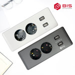 비아이에스 BIS BID-2002M USB 2구 콘센트 빌트인 매립형 : KISEN
