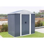 케터창고 야외 간이 창고 보관함 하늘색 공구 조립 이동식 소형 : JM연구소