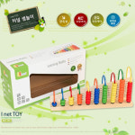 VIGA 아이 어린이집 숫자 학습 대형 큰 주판 터널 덧셈 수 아기 유치원 : IVY스토어