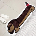 귀여운 닥스훈트 카페트  침실 거실 러그 : 도깨비하임