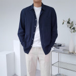 남자 소노 오버핏 여름 린넨 바이오 셔츠 15컬러 : 피팅남