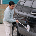 자동펌프 슈퍼 통돌이 밀대 물걸레 만능 대걸레 회전탈수 막대 바닥청소 세차 브러쉬 : 요고바라1