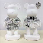 [다올센트] 빅베어브릭 화이트 트위드 27cm 대형석고방향제 인테리어소품 : 다올 센트