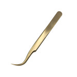 빈티지 다꾸 핀셋 고정밀 집게 스티커 트위저 커브형 일자형 2컬러 : 민톤샵