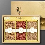 건해몽 화월견과세트 3호(땅콩 350g 호두 250g 해바라기씨 300g) -인증 : 시안아트웍스