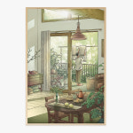 Warm Sunlight, Khemtit(켐티트) 작가 인테리어 거실 그림 액자 : 라이크디즈