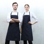 AP-1003-2 나일론 발수코팅 네이비 경량 목걸이 앞치마 1개 생활방수가능 초경량 : 참존어패럴