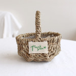 달리베리 해초 반달모양 미니 바구니 시즌상품 카네이션 꽃바구니 만들기 수업 재료 화분 : 달리베리