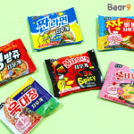500 까망콩 라면 지우개 / 패러디 학용품 문구 어린이 학교 연필 필기구 초등학생 팬시 랜덤지우개 문구잼 : 아트윈