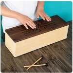 우든 텅드럼 wooden tongue drum 10음 이색 타악기 핸드 드럼 리듬 취미 : 레디투픽
