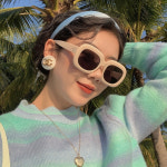 여성용 라운드 스퀘어 선글라스 RMM 디자이너 패션 여성 과장 PC 프레임 오큘러스 드 솔 : 거성시대