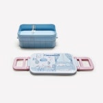 산리오 시나모롤 룸투어 2단 도시락 600ml (젓가락포함) 소풍 유치원도시락 : 제이미로프트 키즈