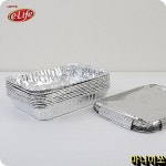 일회용 소풍 김밥 반찬포장 은박도시락 뚜껑 세트 10P : 마니이쏘