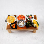 차례상 미니어처음식 바닥상 납골당꾸미기 봉안당 200여종 음식 주문제작 미니어처제사상 : 미니미소