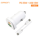 드리온 차량용 PD25W+18W 2구 충전기 : JK Mobile