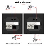 스마트 홈 다기능 터치 스크린 컨트롤패널, 지능형 장면용 개선, 욕실 액세서리 : 우장컴퍼니